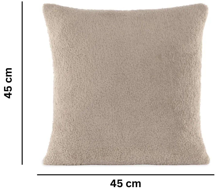 Декоративна възглавница от микроплюш 45x45 cm Cocoon – Tiseco Home Studio