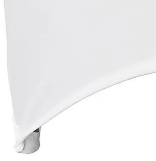 Кетъринг покривка за маса 240 см - бяла