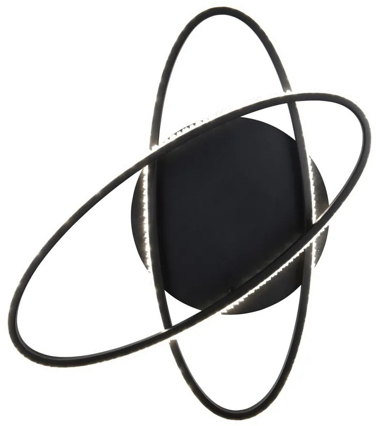 Черна LED светлина за таван Lane - Trio