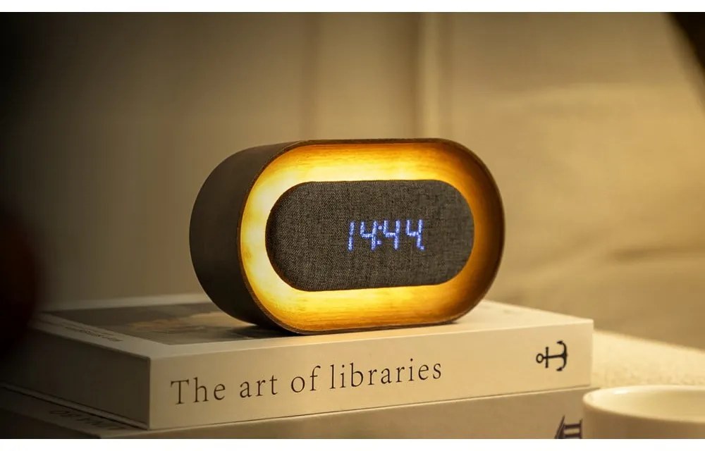 Дигитална аларма Lumos Walnut – Gingko