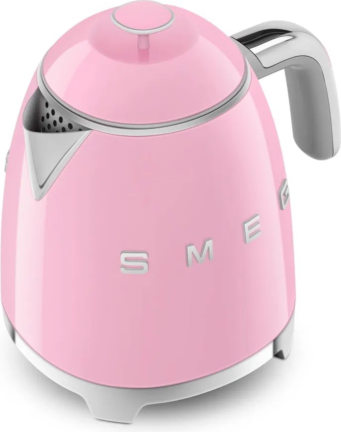 Розова електрическа кана от неръждаема стомана 800 ml Retro Style – SMEG