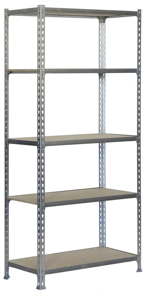 Лавица Simon Rack Maderclick 5/400 750 kg Метал Дървен 5 Рафтове ПДЧ (180 x 90 x 40 cm)