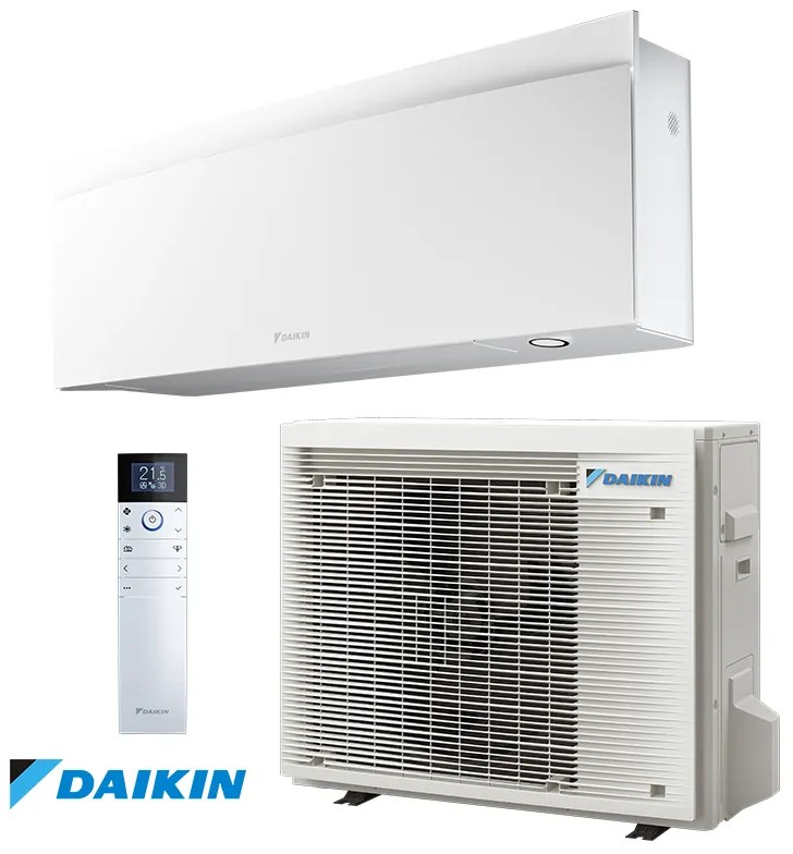 Инверторен климатик Daikin Emura 3 FTXJ42AW + RXJ42A, 14000 BTU, 33 м2, A++, Wi-Fi, R-32, Бял