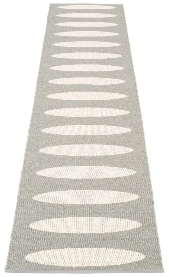 Сива пътека за открито и закрито 70x300 cm Ella Warm Grey – Pappelina