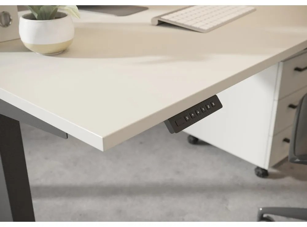 Работна маса с електрическо регулиране на височината 80x180 cm Agenda – Germania
