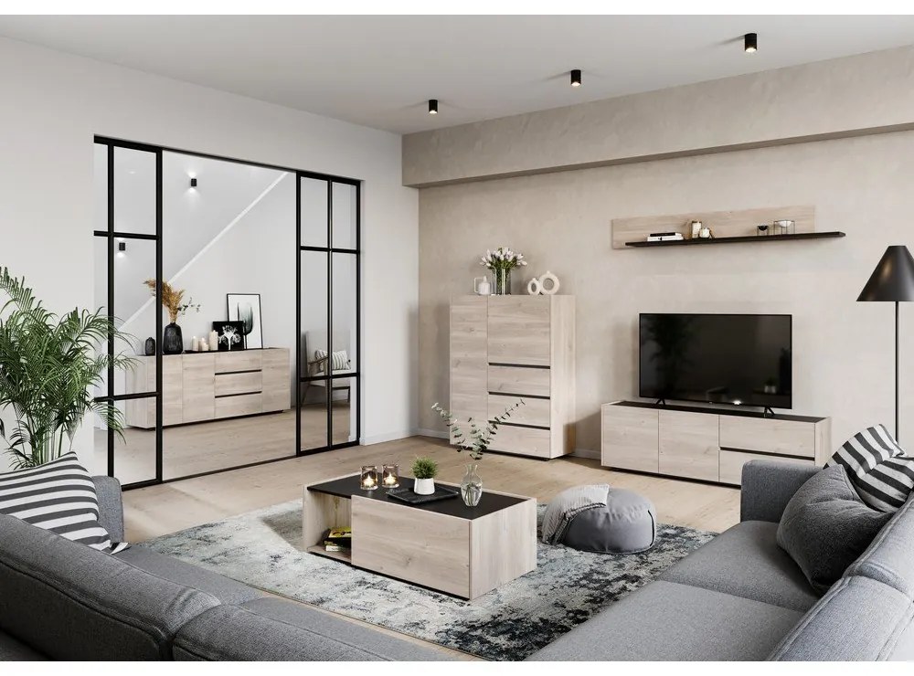 Масичка за кафе в дъбов декор Cantoria - Germania