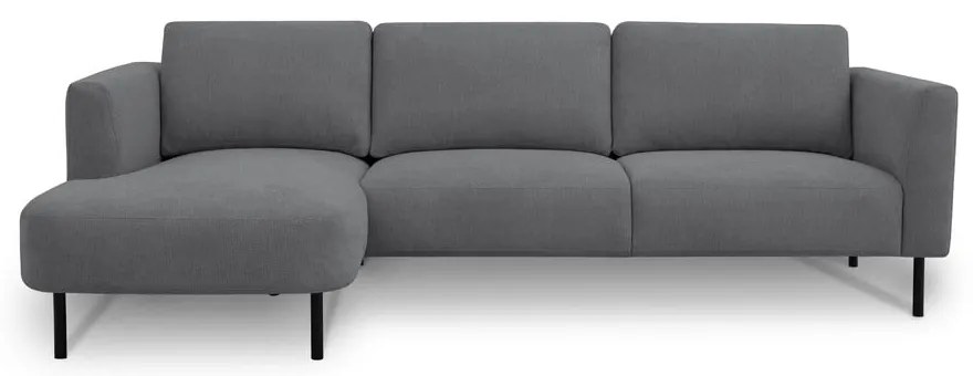 Тъмносив ъглов диван (ляв ъгъл) Hero – Scandic