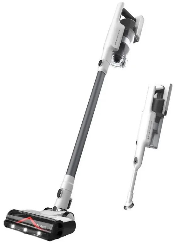 Вертикална прахосмукачка Tineco A30S Plus, 160W, 20000 Pa, 140 м2, 60 мин, 1000 мл, iLoop сензор, PureCyclone технология, LED, Бял/сив