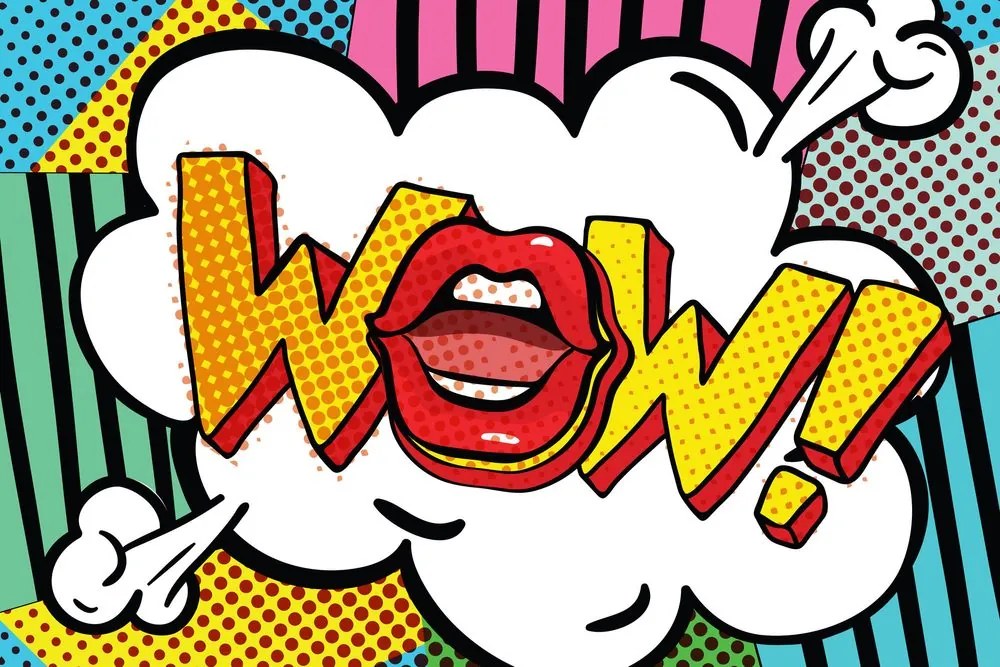 Картина на платно – В поп арт стил – WOW!
