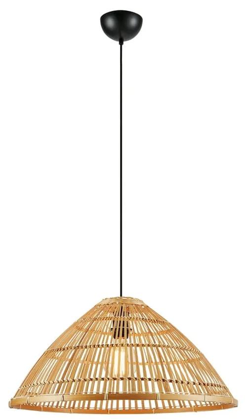 Висяща лампа в естествен цвят с абажур от бамбук ø 58 cm Capello - Markslöjd