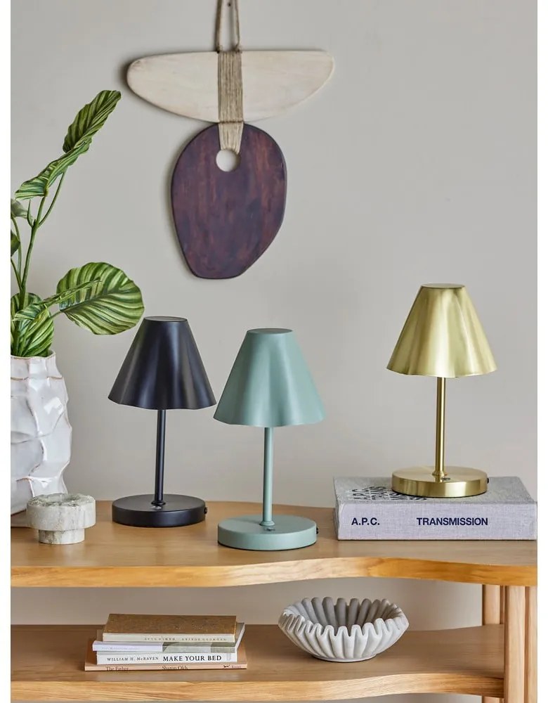 LED настолна лампа в месингов цвят с метален абажур (височина 28 cm) Lianna – Bloomingville