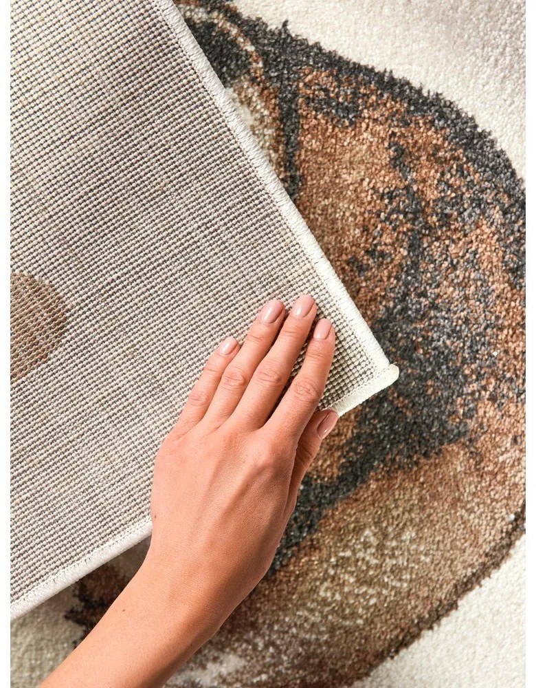 Кремав детски килим 160x230 cm Roar like a Lion Rainbow Party – Villeroy&amp;Boch