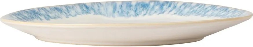 Овална чиния от бял и син фаянс , ⌀ 27 cm Brisa - Costa Nova
