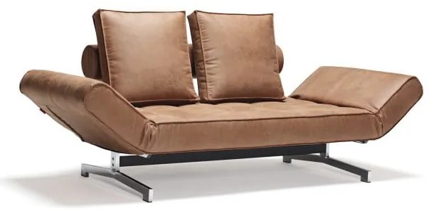 Кафява лежанка Faunal Brown Ghia Chrome - Innovation
