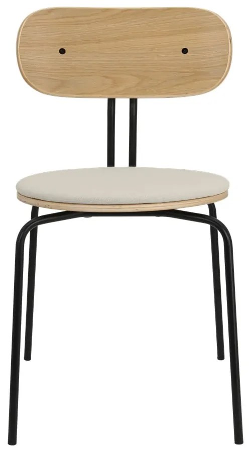 Черно-кремав трапезен стол Curious - UMAGE