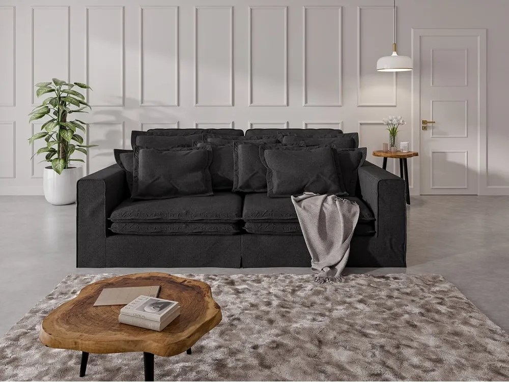 Черен диван 236 cm Nora – Ropez
