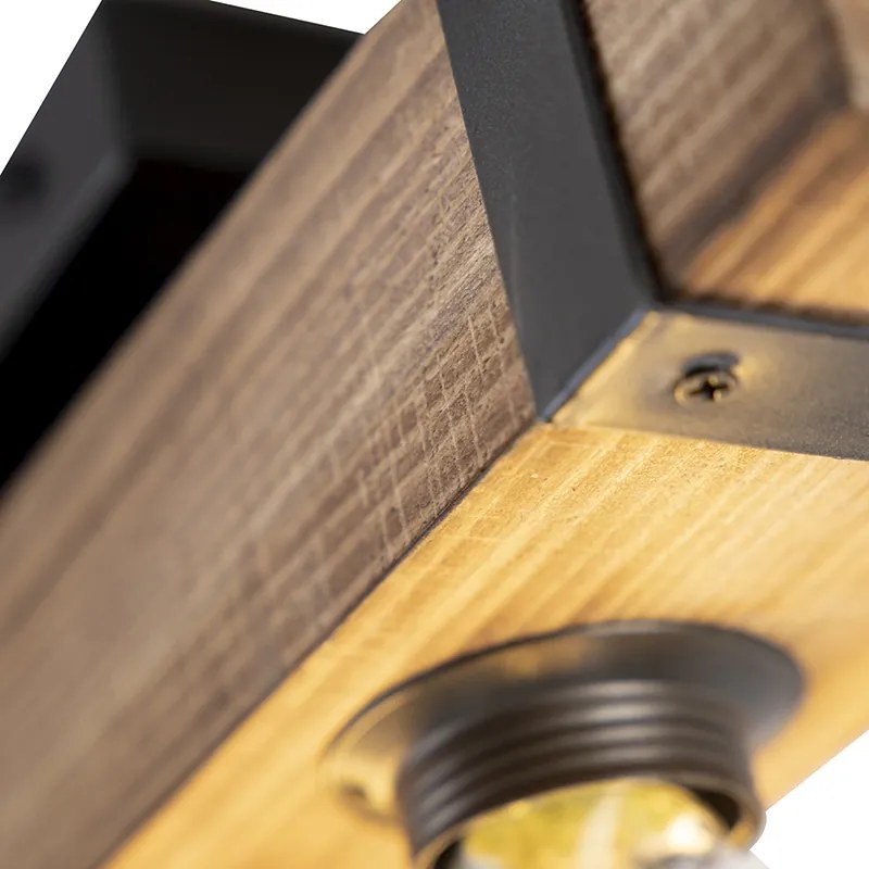 Интелигентен индустриален плафон дърво със стомана, включително 4 WiFi A60 - Reena