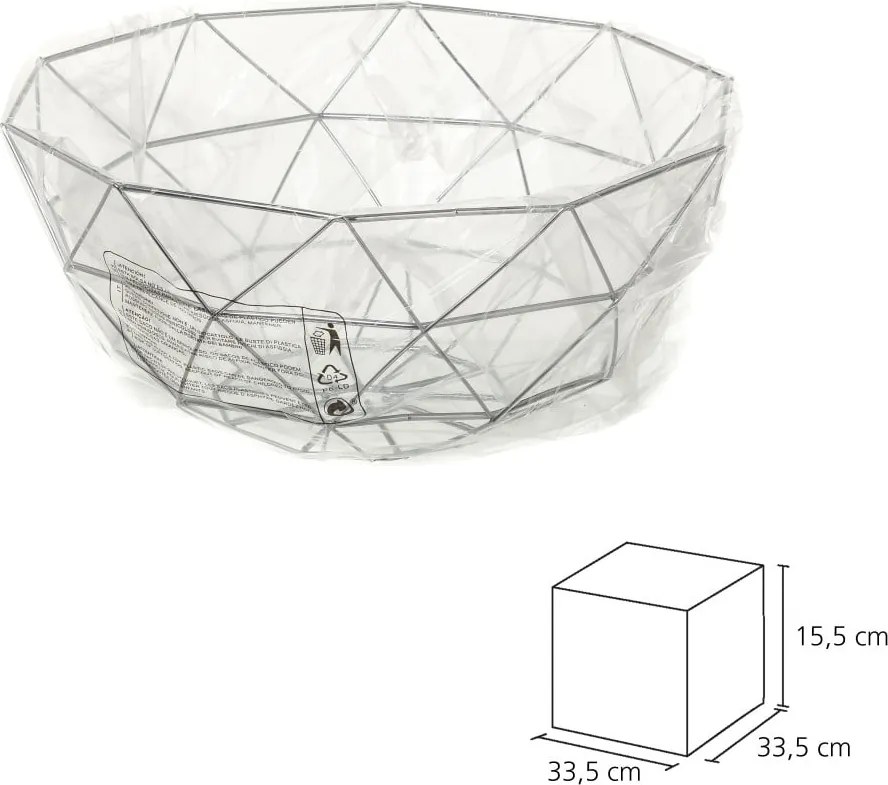 Метална кошница за плодове - Casa Selección