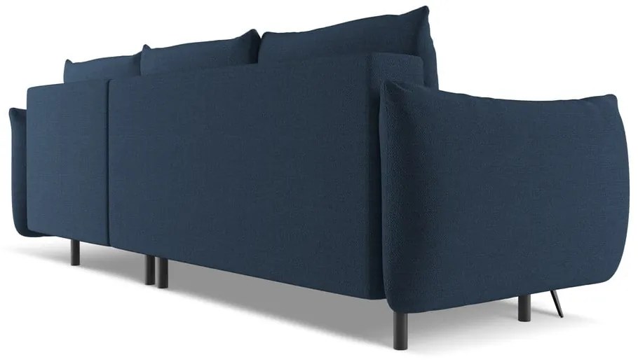 Син ъглов диван (десен ъгъл) Malie – Makamii