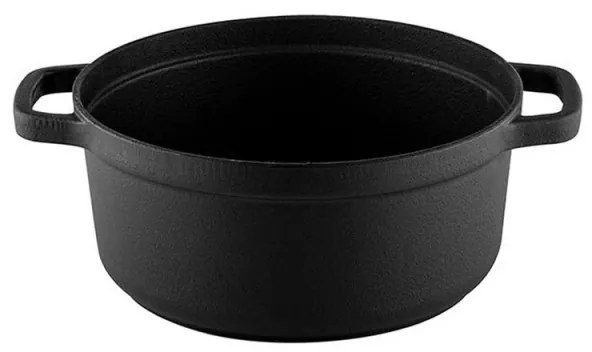 Чугунена тенджера Muhler Tika MR-2448CI, 24x10.5 см, 3.4 л, Индукция, Черен