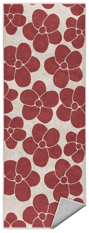 Червена пътека подходяща за пране 80x200 cm Red Meadow – Mila Home