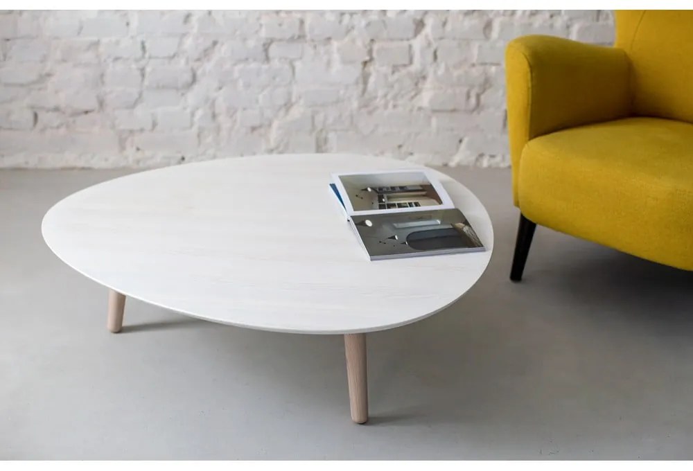 Масичка за кафе от бяла ясенова дървесина Contrast Pick - Ragaba