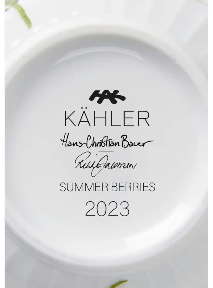 Бяла порцеланова чаша 330 ml Hammershøi Summer – Kähler Design
