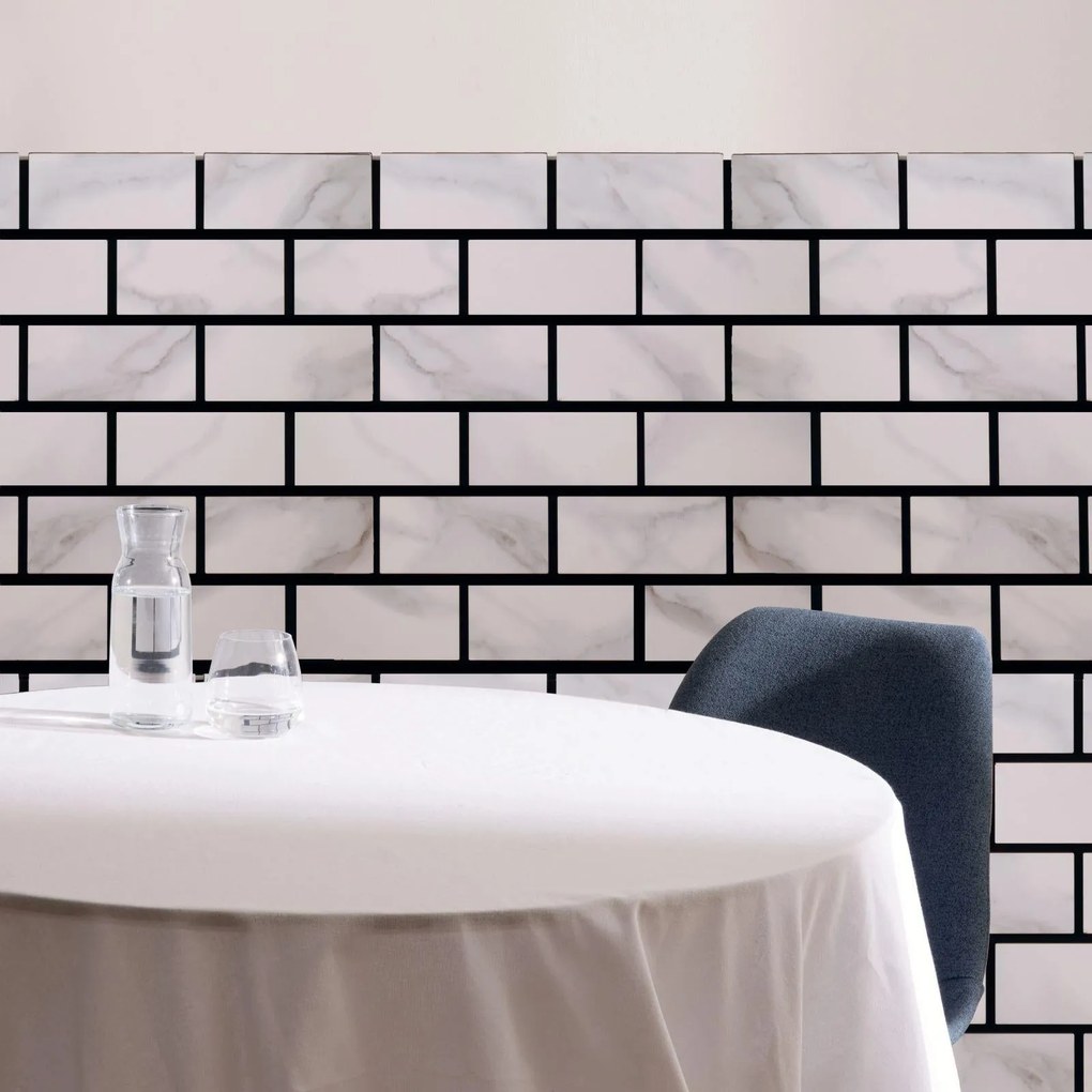 Декоративен панел atmosphera Clint, MDF, 61x69 cm - Мраморен ефект