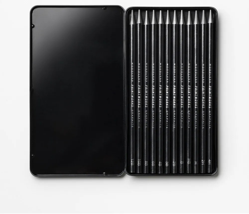 Моливи в комплект 12 бр. Graphite – Printworks