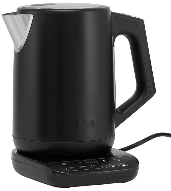 Електрическа кана Ninja KT200EU, 3000W, 1.7 л, 40-100 C, Поддържане на топлината,Кипване за 50 секунди, Цифров контролен панел, Черен