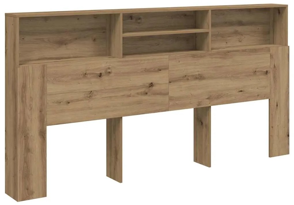 856875 vidaXL Табла за легло тип шкаф 200x19x103,5 см инженерна дървесина