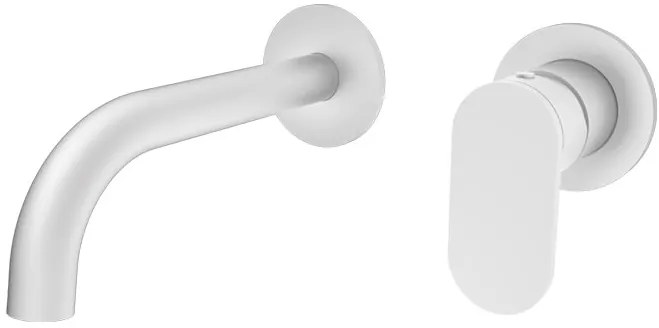 Кран за мивка стена Vicario Slim-Бял - Mat