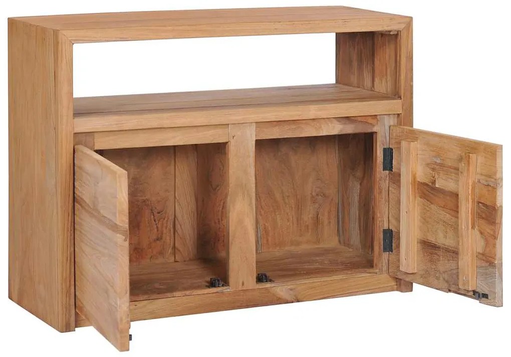 282847 vidaXL Бюфет, 80x30x60 см, тиково дърво масив