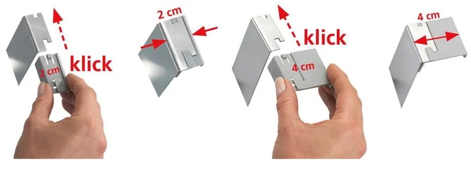 Висяща закачалка за врата с 5 куки в сребристо Asola - Wenko