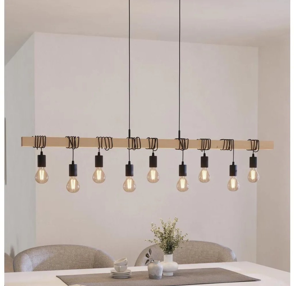 Eglo 44099 - Подвесен полилей на кабел TOWNSHEND 9xE27/60W/230V