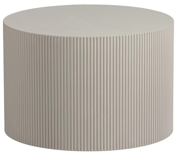 Бежова кръгла масичка за кафе ø 60 cm Sanne - WOOOD