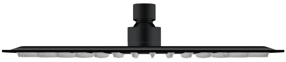 Матово черен душ глава от неръждаема стомана Slim – Sapho