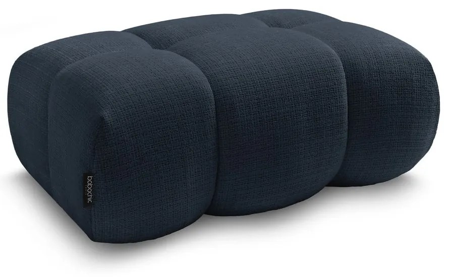 Тъмносиня шенилова табуретка Ivane – Bobochic Paris