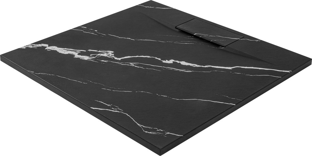 Корито за душ кабина Bazalt CARRARA BLACK 90x90