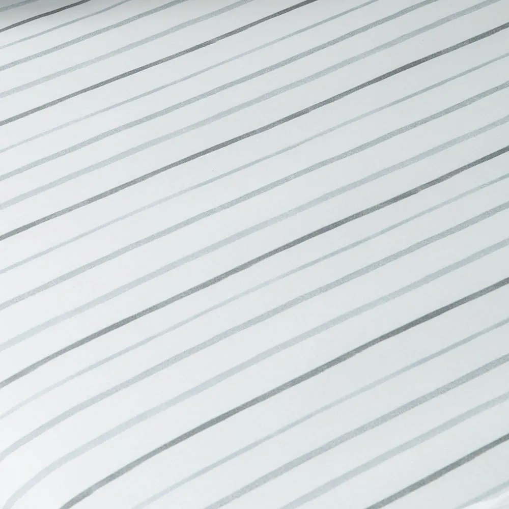 Бял еластичен памучен детски чаршаф за детско креватче 70x140 cm Stars – Bianca