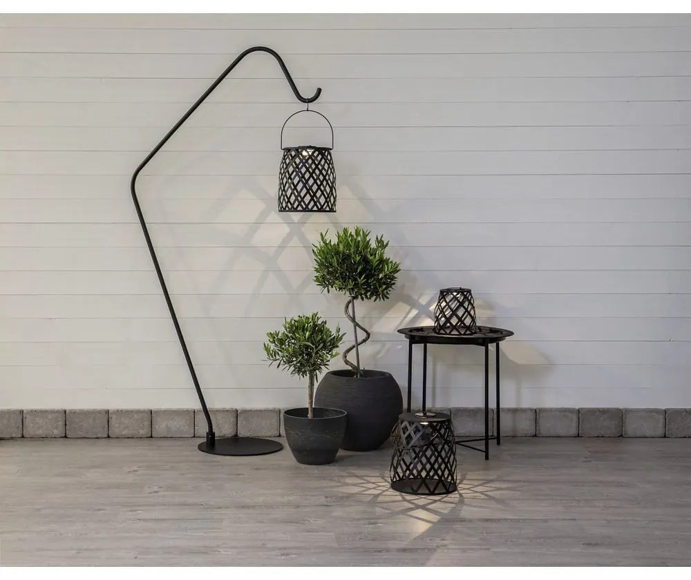 Черен LED фенер, височина 28 cm Calabria - Star Trading