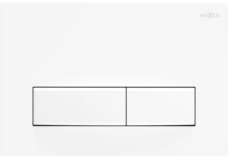 Mexen Fenix 09 бутон за промиване, бял матов - 600920