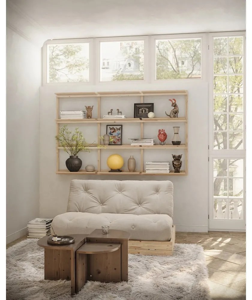 Бежов сгъваем диван 145 cm Flip – Karup Design