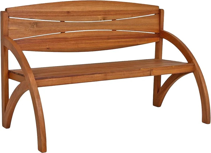 Кафява градинска пейка от масивно дърво Hadia – Garden Pleasure