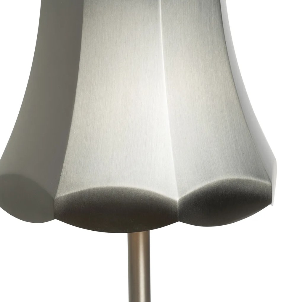 Ретро настолна лампа Gunmetal акумулаторна IP44 - Granny