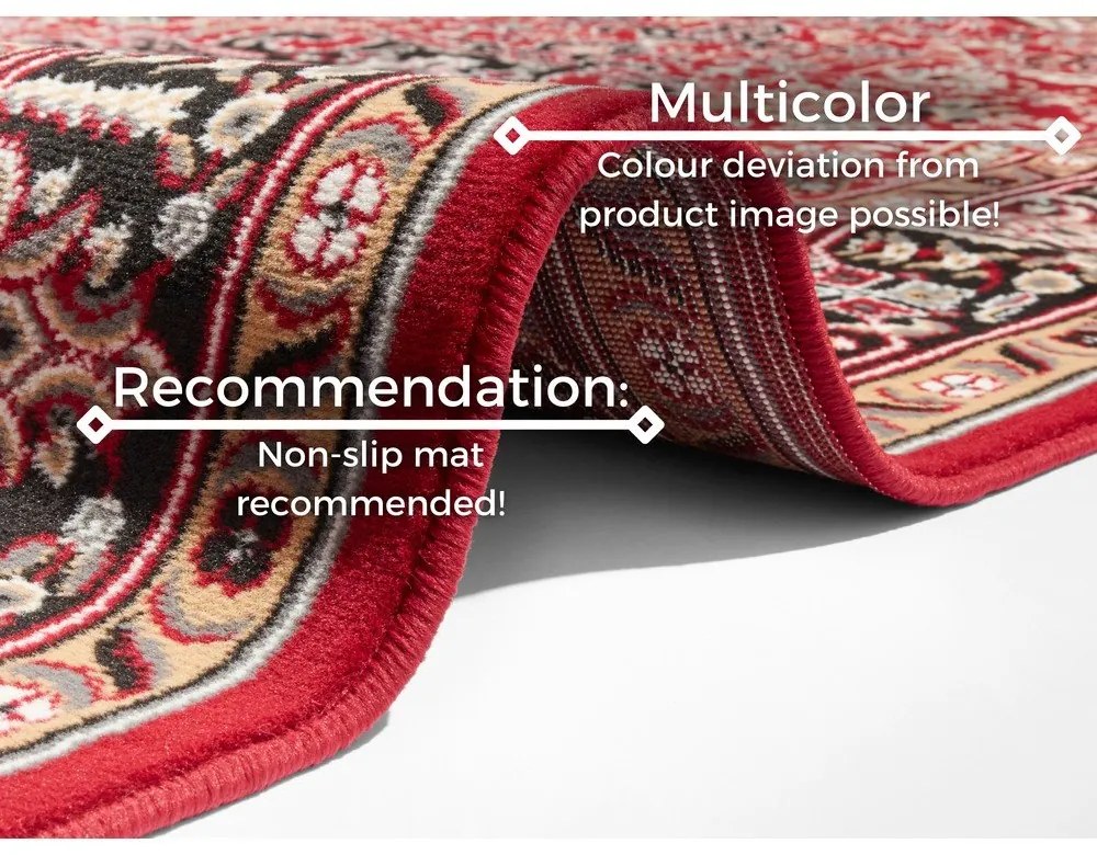 Червен килим , 80 x 150 cm Skazar Isfahan - Nouristan