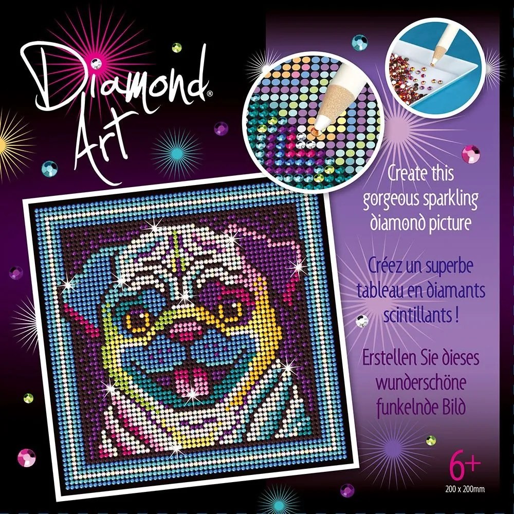 Sequin Art - Картина с диаманти, Мопс