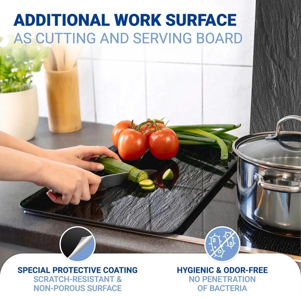 Комплект от 2 стъклени аспиратора с, 52 x 30 cm Slate - Wenko