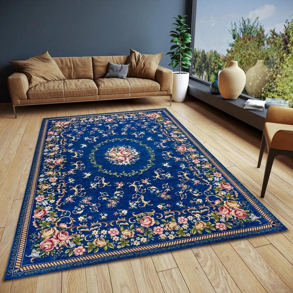 Тъмносин килим 75x150 cm Nour - Hanse Home