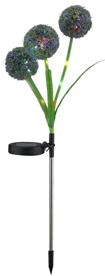 LED RGB Соларна лампа ALLIUM LED/1,2V 6500 600 mAh IP44 черен